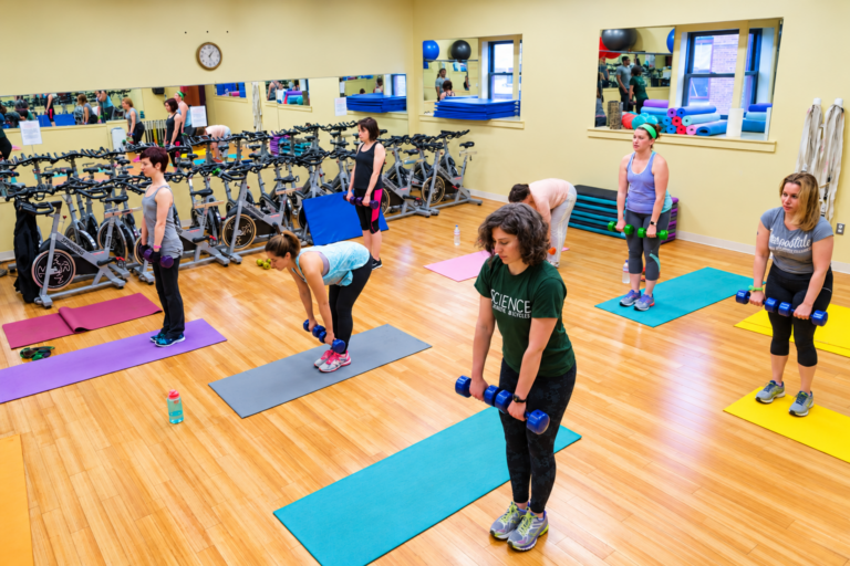 HIIT Cardio class at Mike's Fitness JP in Jamaica Plain