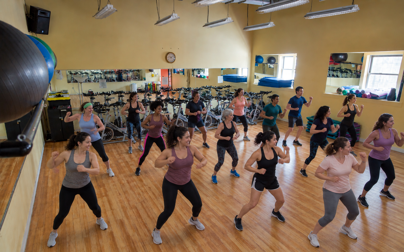 Zumba with Xiomara at Mike's Fitness JP in Jamaica Plain
